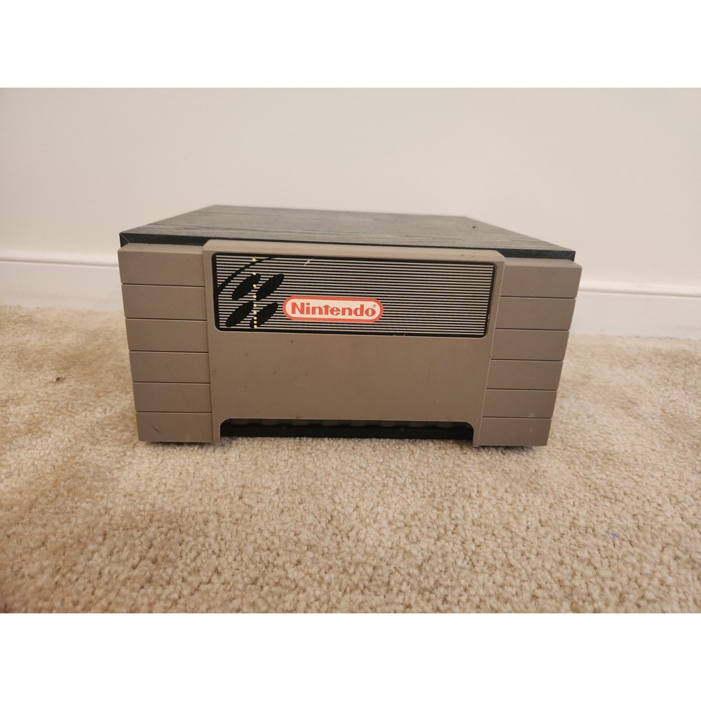 Super Nintendo SNES 24-Slot Game Storage Drawer OEM (1992, A.L.S. Industries)